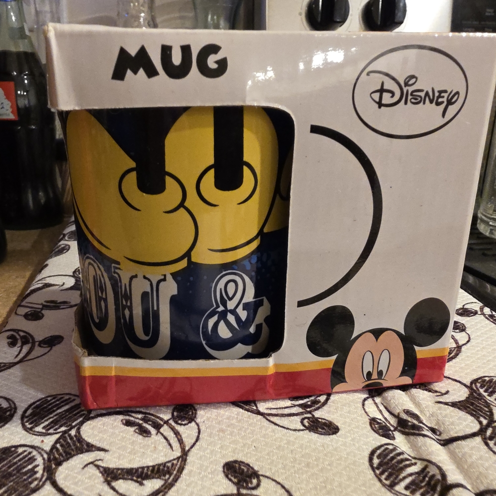 Disney Mug with Yellow and Blue Design